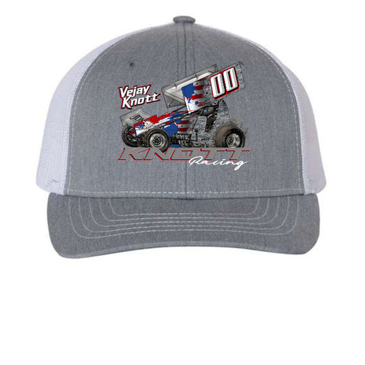 Heather Grey/ White - FRONT